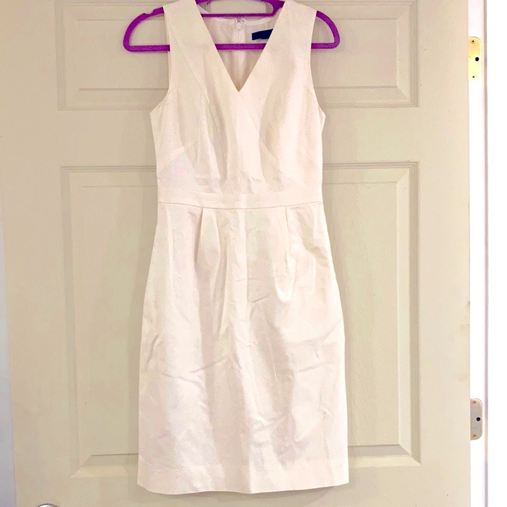 80% off Cream dress J Crew size 00 quiet luxury great gatsby old money style